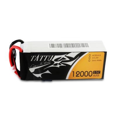 China Power Tools TATTU 6S 12000mAh Lipo Battery 15C Lipo Battery for UAV and Bumblebee ADAV for sale