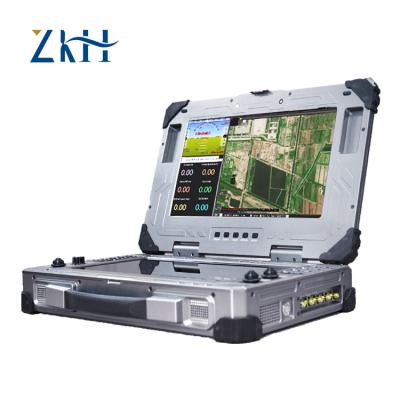 China GS-75U Double-screen aluminum alloy ground control material inspection station video data link transmission for aircraft UAV DRONE for sale