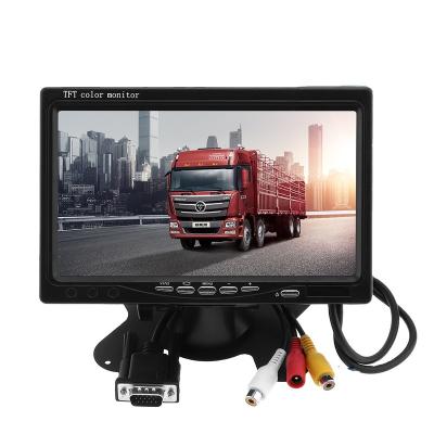 China Reverse parking monitor. Ultra Thin Car Audio 7 Inch TFT LCD HD Home Monitor AV Video Monitor for sale