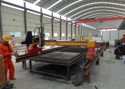 China Cortadora de llama del CNC de la eficacia alta con el sistema conducido doble 220V/380V en venta