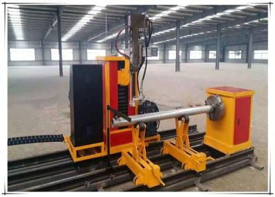 China 25kw Cnc Pipe Flame Cutting Machine 3 Axis Two Linkage Axises Intersection Cutter for sale