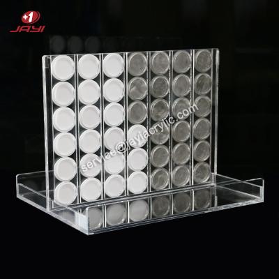 China JAYI Acrylic Custom Connect Four In A Row Small Mini Size Acrylic Game 4 In A Row for sale