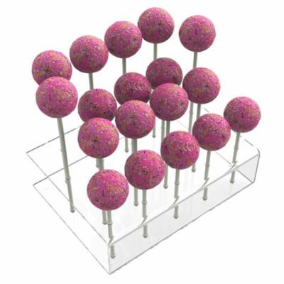 China 100% JAYI Handmade Wholesale Custom High Quality Clear Acrylic Cake Pop Stand Display Stands for sale