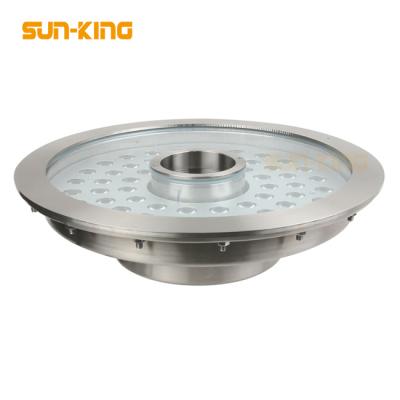 China Pool/Fountain Round ip68 Stainless Steel Blue Underwater Lamp 60W 72W RGB RGBW 2700K DC24V Led Fountain Ring Light for sale