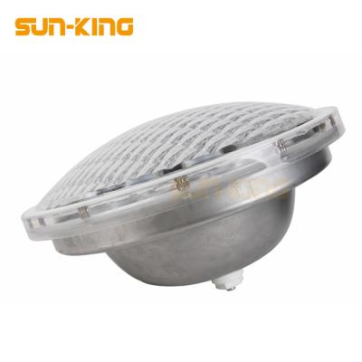 China LANDSCAPE circle dc 24v white yellow green outdoor swimming pond decorative par56 IP68 24W led underwater swimming pool light for sale