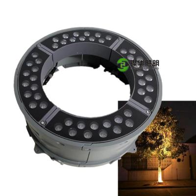 China Automatic Garden RGB Color Changing Projector Tree Light 48W 12wx4 Led Palm Projector for sale