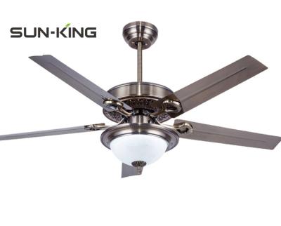 China SUN-KING Modern Decorative Remote Ceiling Fan Ceiling Fan with Led Kit for sale