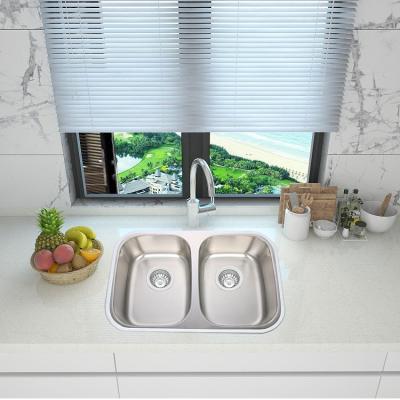 China Without Faucet Kitchen Sink Custom Equipment High Quality Sale Stainless Steel Choice 201 304 Accessories Silver Set Style OEM Customized Color for sale