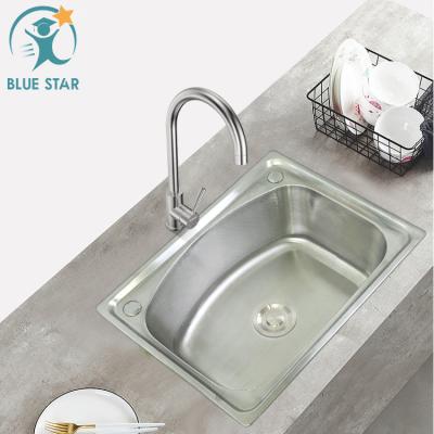 China Without Faucet Kitchen Sink Accessories Stainless Steel Basin Cheap Kitchen Sink for sale