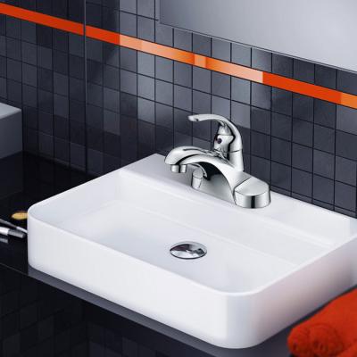 China Wall Mounted Classic Plastic Single Basin Sale Faucet Handle Body Metered White OEM Customized PVC Style Surface Ceramic Practice Parts for sale