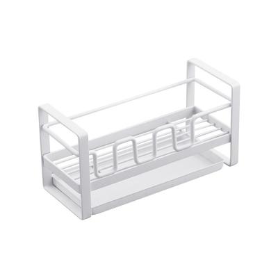 China Kitchen supplies minimalist iron draining rack cloth sponge draining storage rack punch-free factory direct supply for sale