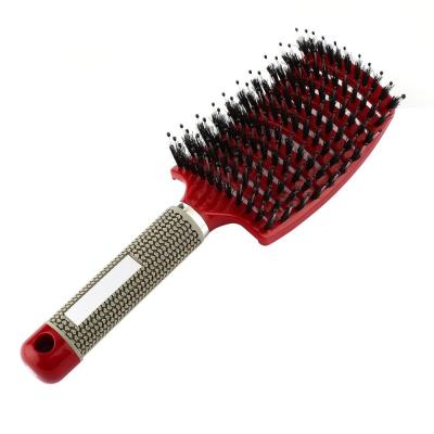 China 2019 Women Hair Scalp Massage Comb Comfortable Bristle And Useful Nylon Hairbrush Hair Combs for sale