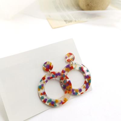 China Eco Friendly Women Earrings Set Acrylic Earrings For Women Bohemian Tassel Stud Earrings Fashion Jewelry for sale