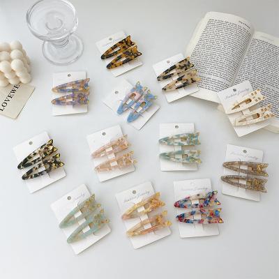 China Fashion New Arrival Cat Design Kids Shiny Gold Hair Clips Hair Clips For Hair Decoration for sale