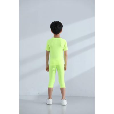 China 2021 New Style Kids Girls Breathable Legging Shorts Set Leggings For Kids Cotton for sale