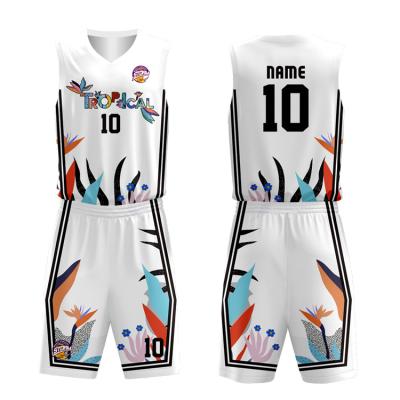 China 100% Breathable Polyester Best Price Guangdong Logo Basketball Jersey Picture Men's Basketball Tank Top Custom Made for sale