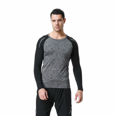 China Super Youth QUICK DRY Hot Selling LONG Sleeve Man Sport Running Top Tank Top Breathable Men Sleeve Cheap Long T Shirts for sale