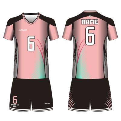 China Good Quality Sublimation OEM Custom Sportswear Volleyball Knitting Uniform Set XXXXL for sale