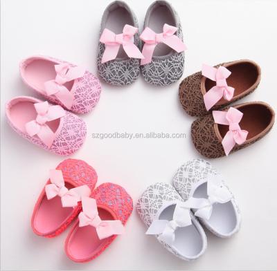 China 2017 PU Factory Price Color Matching Baby Shoes Stylish Baby Lace Baby Shoes Cotton Baby Shoes for sale