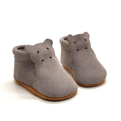 China Deodorization 2019 Gray Baby Leather Shoes Baby Wholesale Oxford Shoes Baby Shoes With Soft Sole for sale