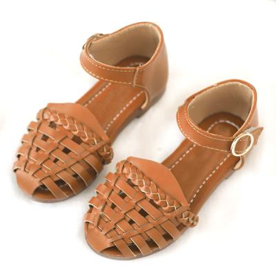 China Summer New Style Breathable Girls Sandals Wholesale Hard Sole Boy Girl Shoes Walking Shoes for sale