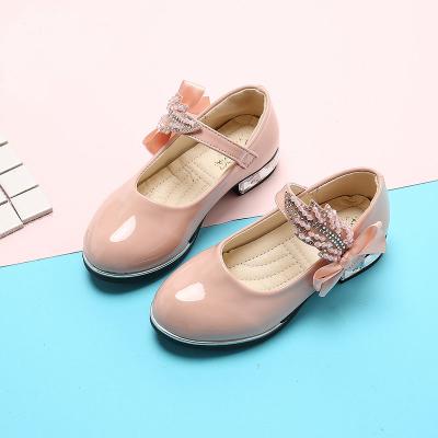 China Anti-odor Children Mary Jane School Shoes Kids Girls Shoes Princess Leather Shoes for sale