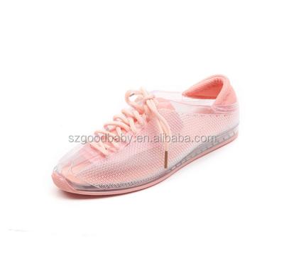 China Wholesale Cheap PVC Jelly Flat Shoes PVC Kids Shoes Women Jelly Sandals for sale