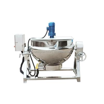 China Easy Operation China Factory Supply Steam Gas Jacket Cooking Electric Jacketed Kettle Kettle Price for sale