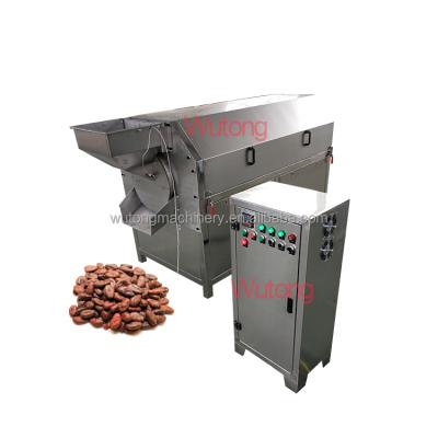 China High Efficiency Energy Saving 100-150 kg/h Nuts Peanut Cashew Cocoa Roasting Machine Price for sale