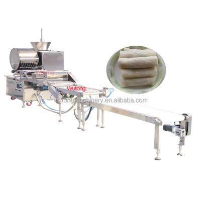 China High Capacity Automatic Dough Sheet Meat Roll Round Samosa Skin Spring Roll Sheet Making Machine for sale