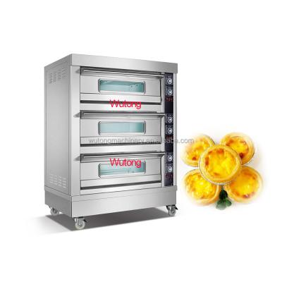 China Economical Commercial Gas Pizza Ovens Electric Bread Oven Price Industrial Bread Baking Oven for sale