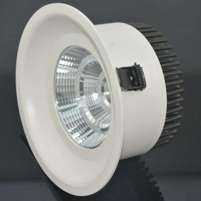 China 3000K 50w Ra85 Recessed Led Ceiling Spotlight 8 Inch For Bank 4000 Lumen for sale