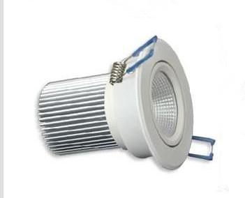 China COB Recessed LED Downlight 10W 900lm 3000-6000K Epistar Chip Fitting Adjustable for sale