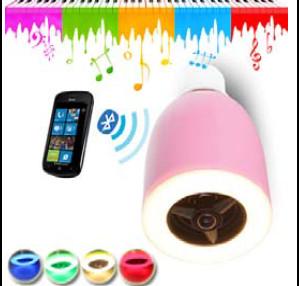 China LED Music Light With Bluetooth Speaker And Led Lamp RGB Lamp Wireless E27 / B22 for sale