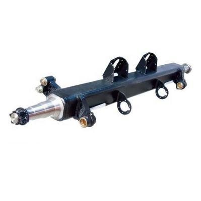 China Rear Axle Square Axle Square Beam Wheel Tube Axle Trailer Parts German Beam Type for sale