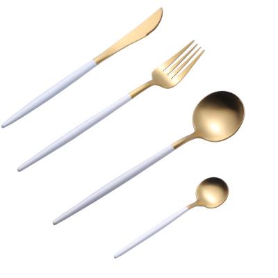 China Restaurant Viable Cutlery Portuguese Dinnerware 18/8 Stainless Steel Flatware Cutlery Set for sale