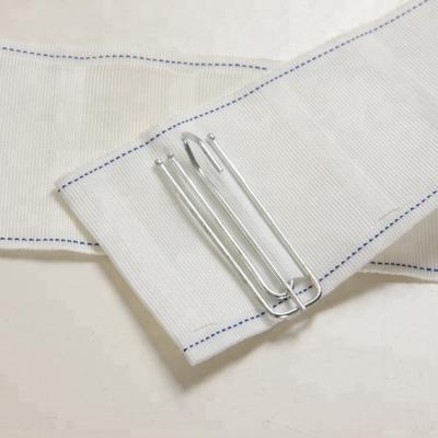 China 7.5CM Rustproof Curtain Strip In High Grade Polyester Easy Curtain Accessory for sale