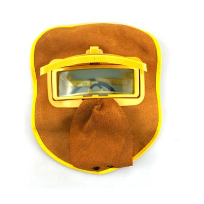 China 2020 Fashion Leather Designed Automatic Forced Air Purifying Welding Helmet for sale