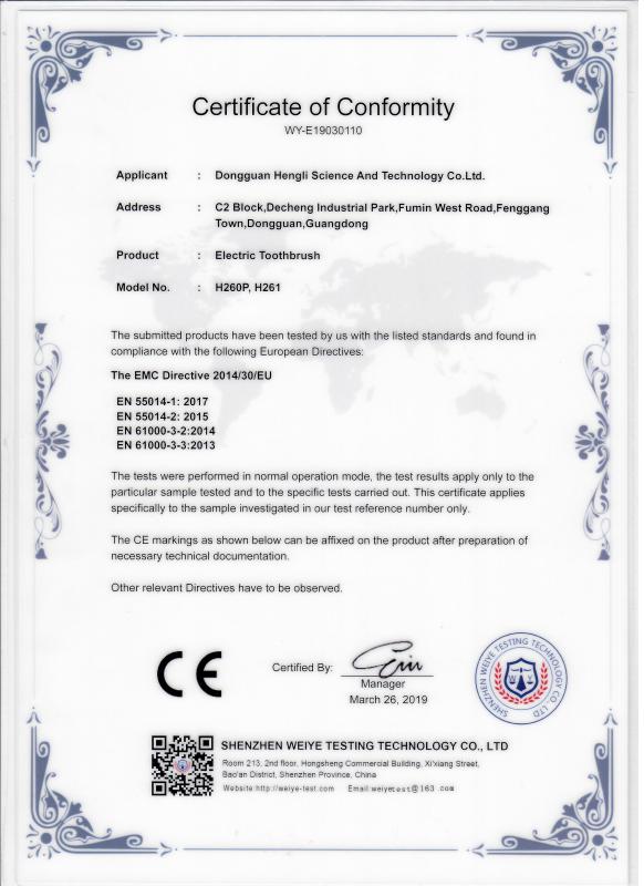 CE - Dongguan Jiakang Electronic Technology Co., Ltd.