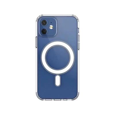 China Shockproof Cover Clear Magnetic Wireless Charging Phone Case For OEM iPhone 12 Pro / 12 Pro / Max 12 Case for sale