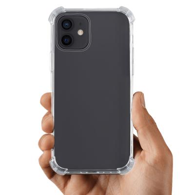 China Clear Shockproof Anti-drop Phone Bumper Case For iPhone 12 Pro Max Airbag Phone Covers for sale