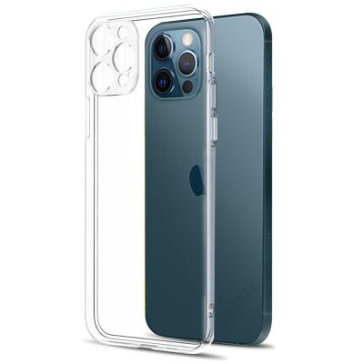 China Factory Wholesale Transparent Crystal Clear Soft TPU Anti-drop Manufacturer Cell Phone Bags&Cases For iPhone 12 Pro Max for sale