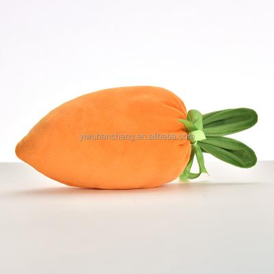 China Eco-Friendly Easter Party Table Basket Ornaments Decorations Velvet Gift Wrapping Bags Personalized Embroidery Easter Carrot Gift Bags for sale