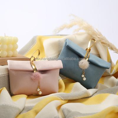 China New Arrivals Luxury Customized Modern Jewelry Bag Velvet Drawstring Gift Pouch For Candy With Logo Customized for sale