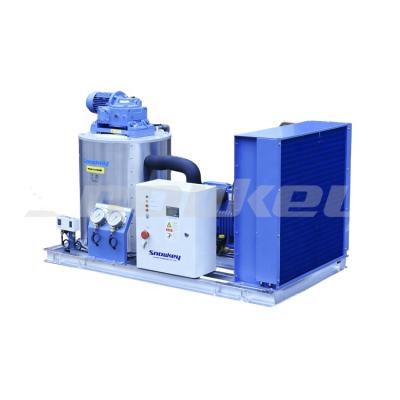 China Onboard Snowkey Industrial Saltwater Flake Ice Machine for sale