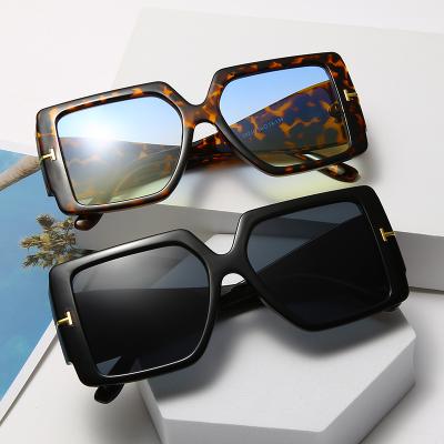 China Fashion sunglasses fashion Occhiali fashionable DA large single frame square sunglasses 2022 newcomers PC TOM FQRD Sun glasses for sale