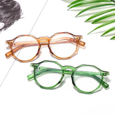 China New Design Lentes 2021 Optical Glasses Round Sight Blue Light Blocking Occhiali DA Optical Glasses Sight for sale