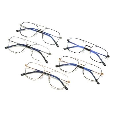 China NEWEST Fashionable Ultralight Blue Light Blocking Double Bridge Men Optical Frame Glass Model Eyewear New for sale