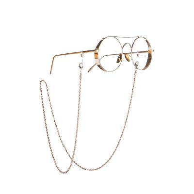 China High Quality Fashoin 79cm Gold Color Copper Decoration Chain For Women Sun Glass Chain for sale