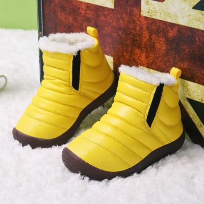 China Wholesale Anti-odor Children's Warm And Soft Mid-calf Waterproof Snow Boots for sale